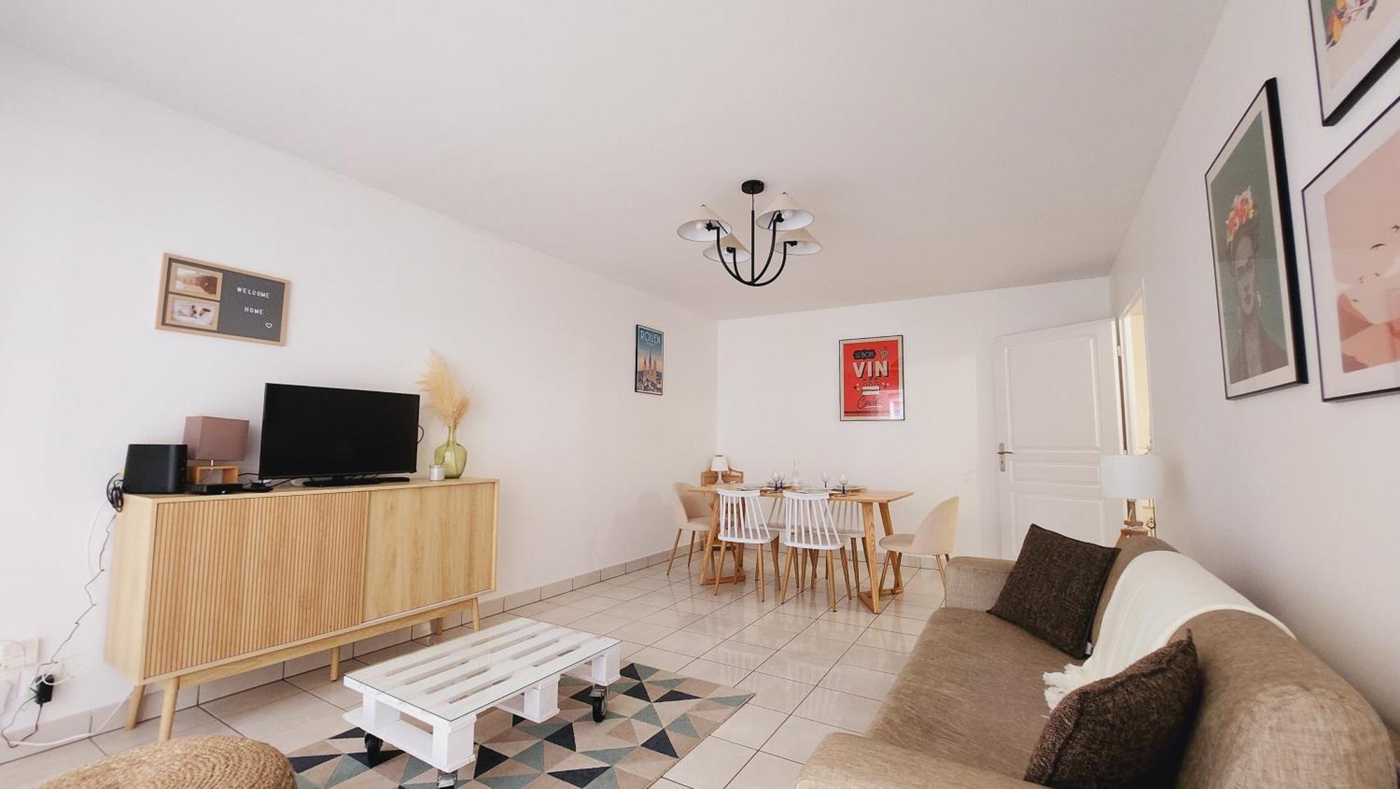Le Gabrielle-Charmant Appartement-Parking Rouen Exteriör bild